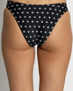 Bikinis*Hurley Marbella Hi Cut Bikini Bottom Black