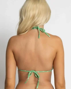 Bikinis*Hurley Marbella Slide Tri Top Peppermint