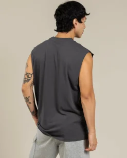 Tops & T-Shirts*Nena & Pasadena March Raptor Muscle Tank Asphalt