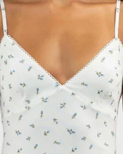 Dresses*Ava And Ever Margo Maxi Dress White/blue Floral