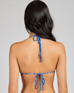 Bikinis*Topanga Marina Triangle Bikini Top Sapphire