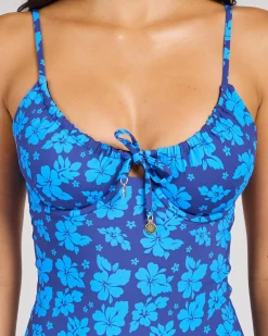 One Pieces*Topanga Marina Underwire One Piece Sapphire