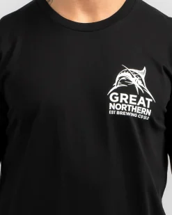 Tops & T-Shirts*Great Northern Marlin Strike T-Shirt Black