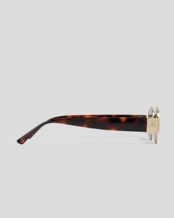 Sunglasses*Aire Mars II Sunglasses Gold Tort/green