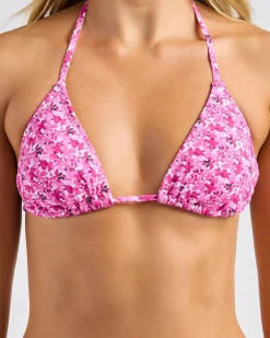 Bikinis*Topanga Martha Triangle Bikini Top Pink