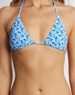 Bikinis*Topanga Martha Triangle Bikini Top Blue