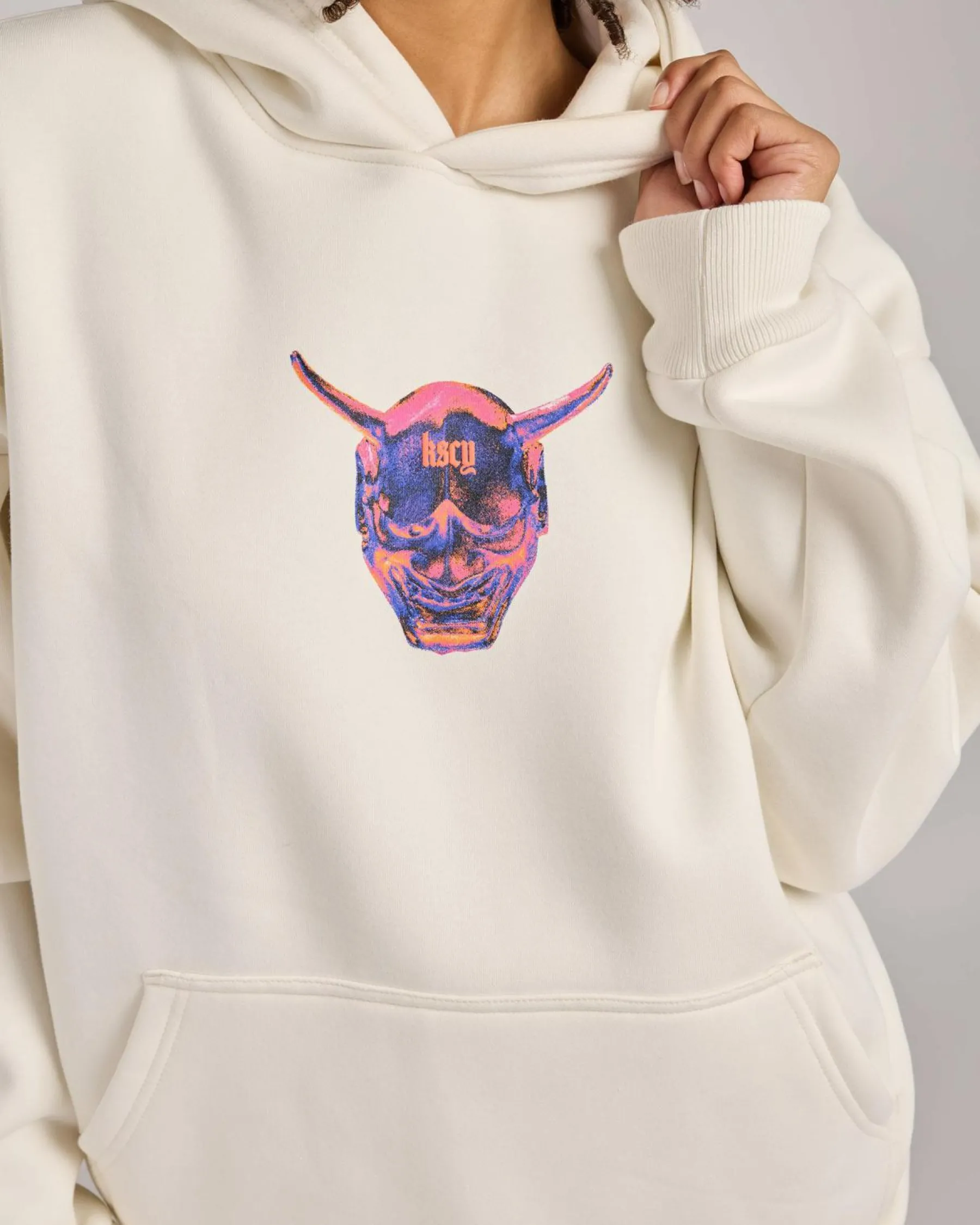 Mask Oversized Hoodie Women Jumpers & Hoodies