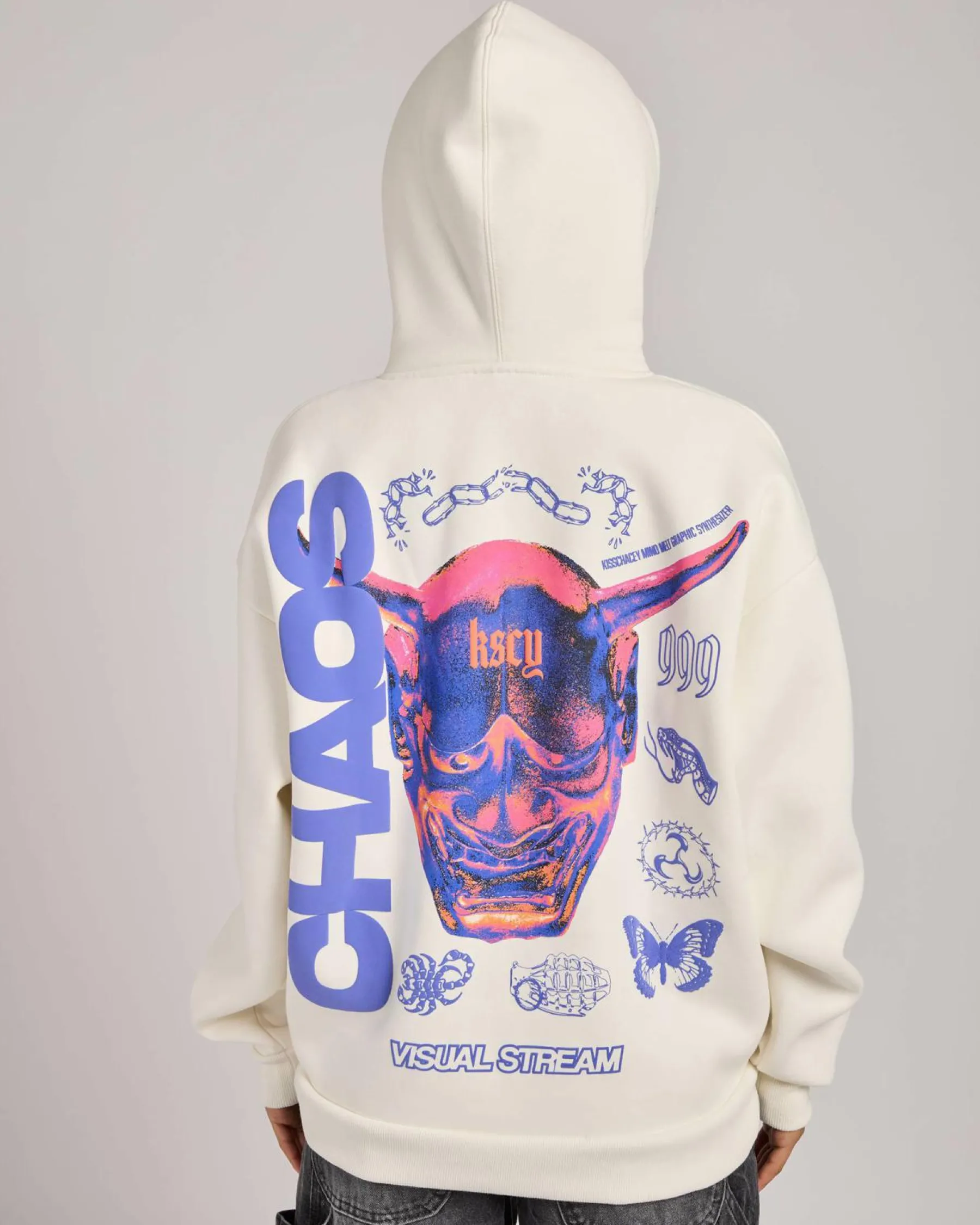 Mask Oversized Hoodie Women Jumpers & Hoodies