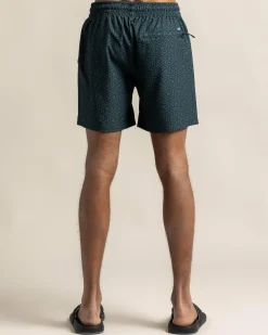 Board Shorts|Shorts & Bottoms*Jacks Matrix Elastic Waist Board Shorts Marine Green