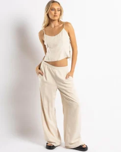 Best Maui Hawaii Pants Women Sets|Linen Blend