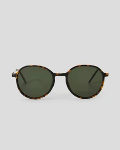 Sunglasses*Indie Eyewear Maxwell Sunglasses Yellow Tort/olive