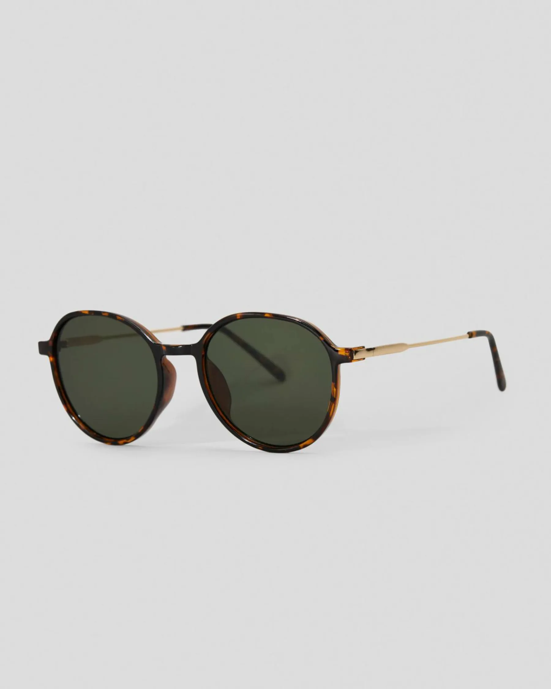 Sunglasses*Indie Eyewear Maxwell Sunglasses Yellow Tort/olive