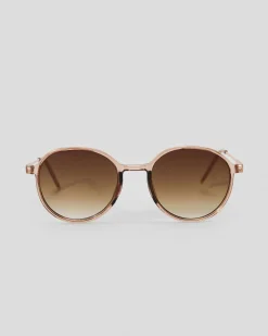 Sunglasses*Indie Eyewear Maxwell Sunglasses Crystal Tea/gd Brown