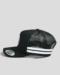 Headwear*Ringers Western MCCOY Trucker Cap Black/white