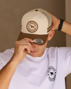 Headwear*Ringers Western MCCOY Trucker Cap Beige/clay