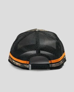 Headwear*Ringers Western MCCOY Trucker Cap Camo/orange