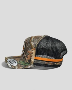 Headwear*Ringers Western MCCOY Trucker Cap Camo/orange