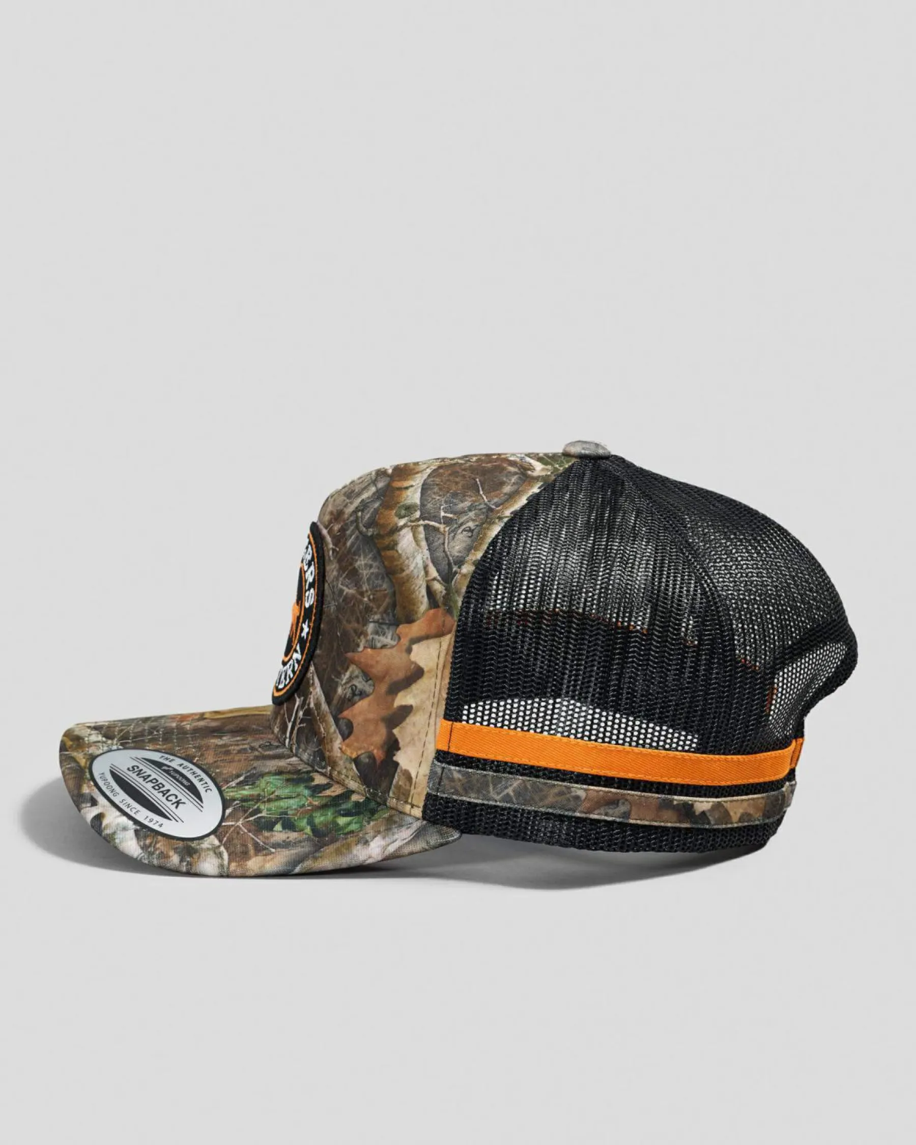 Headwear*Ringers Western MCCOY Trucker Cap Camo/orange
