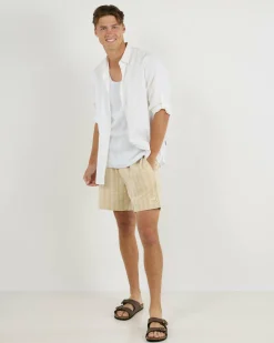 Shorts & Bottoms*Skylark Mechanism Elastic Waist Shorts Sand