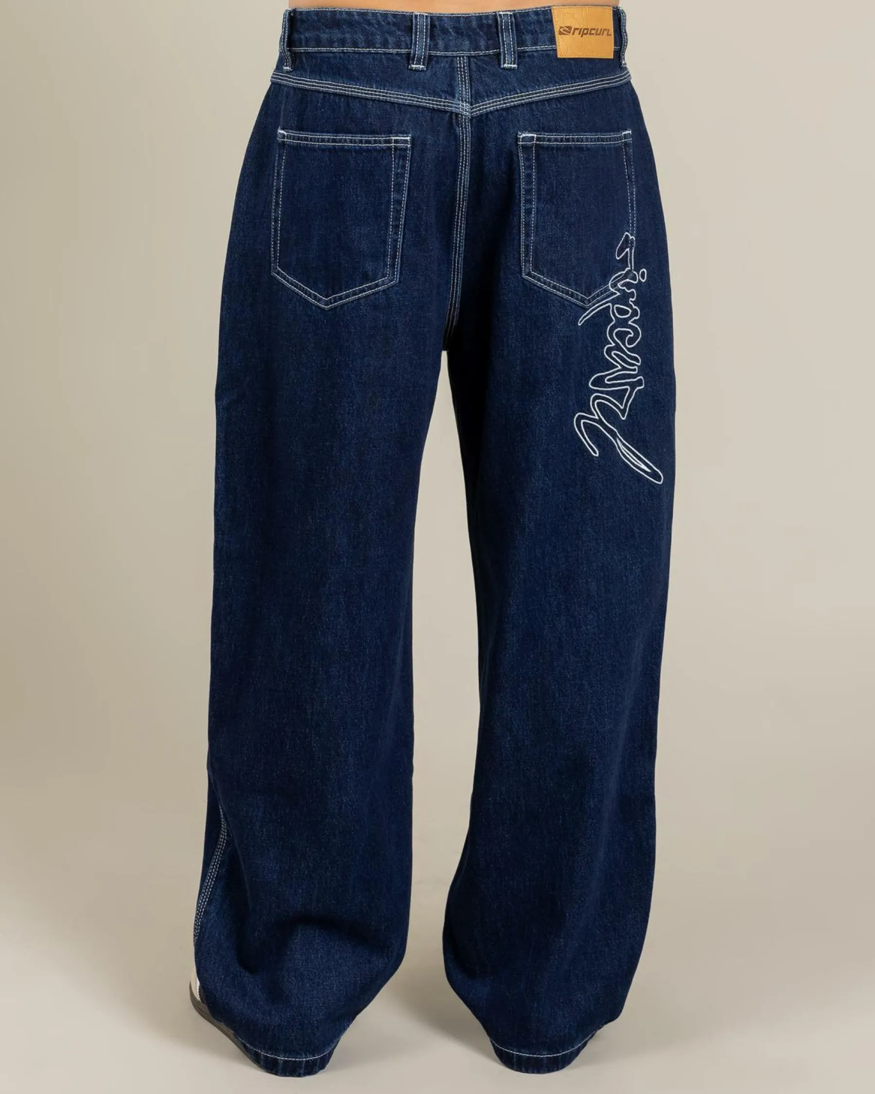 Denim|Shorts & Bottoms*Rip Curl Medina Rip Script Denim Jeans True Indigo