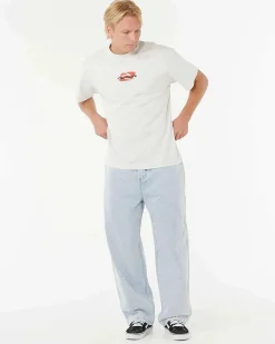 Denim|Shorts & Bottoms*Rip Curl Medina Rip Script Denim Jeans Bleached Blue