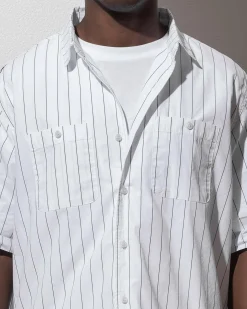Tops & T-Shirts*Rip Curl Medina Rip Script Short Sleeve Shirt White