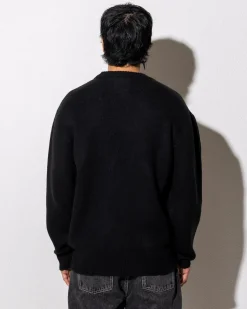 Sale Medina Script Crew Knit Sweatshirt Hoodies & Sweatshirts