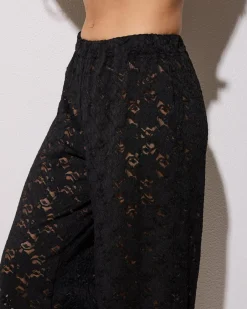 Bottoms*Ava And Ever Meli French Lace Pants Black