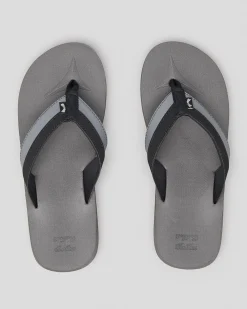 Flip Flops & Sandals*Billabong Mens' All Day Impact Thongs Charcoal