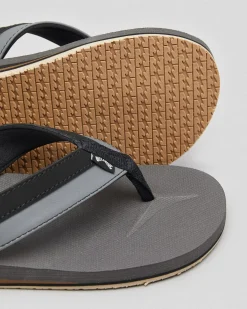 Flip Flops & Sandals*Billabong Mens' All Day Impact Thongs Charcoal