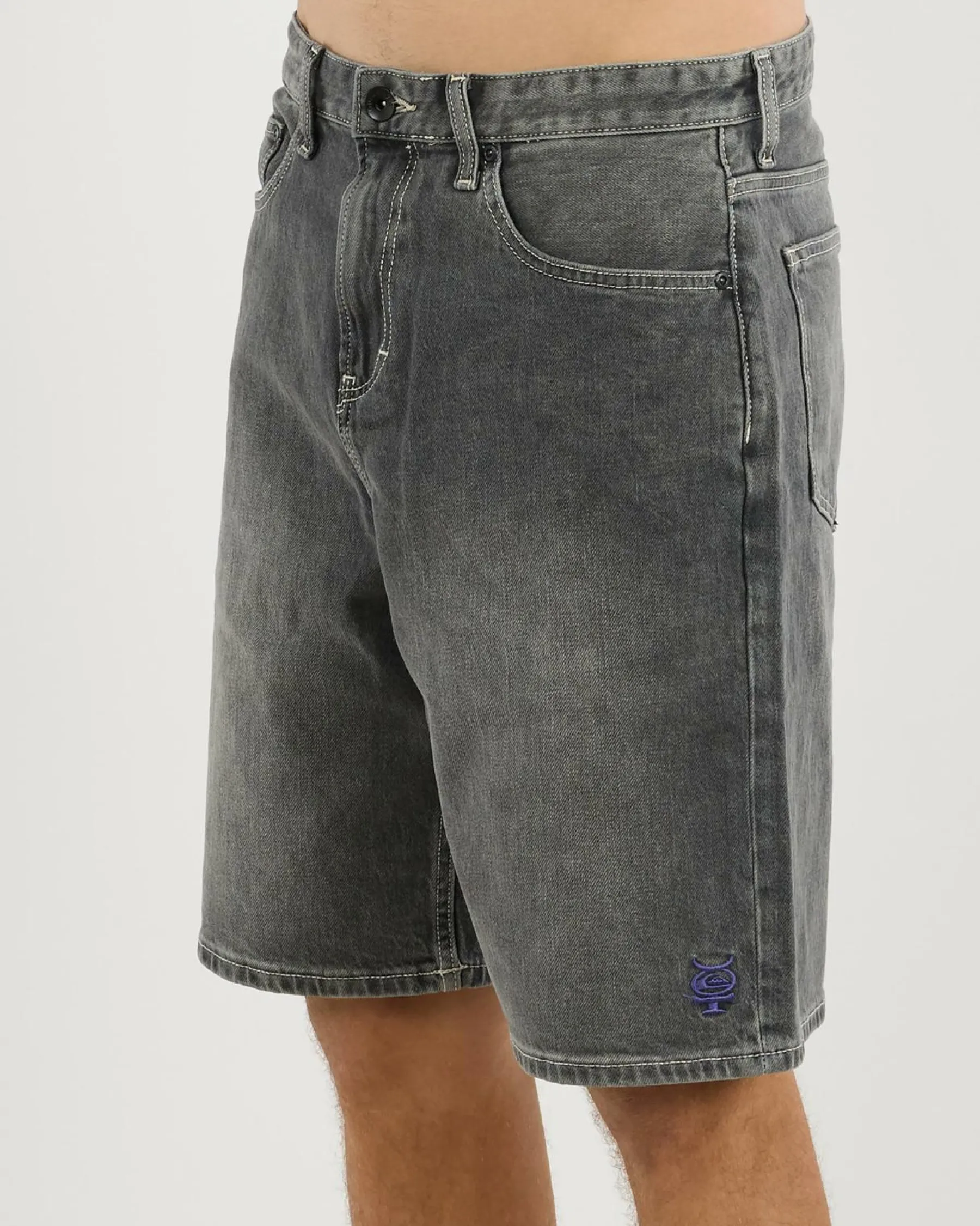 Denim|Shorts & Bottoms*Quiksilver Mercury Denim Shorts Dark Smoke