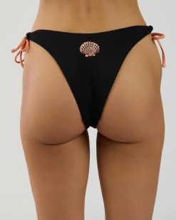 Bikinis*Rip Curl Mermaid Party Skimpy Tie Side Bikini Bottom Black