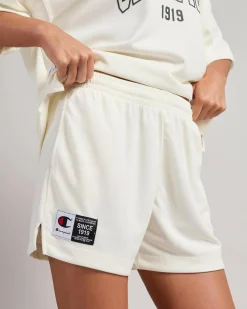 Sets|Bottoms*Champion Mesh Sport Shorts Ivory White