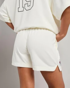 Sets|Bottoms*Champion Mesh Sport Shorts Ivory White