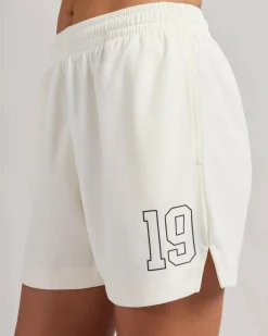 Sets|Bottoms*Champion Mesh Sport Shorts Ivory White