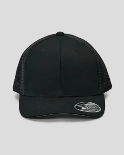 Headwear*Flexfit Mesh Trucker Cap Black