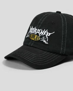 Headwear*Worship Supplies Messenger 6 Panel Cap Black