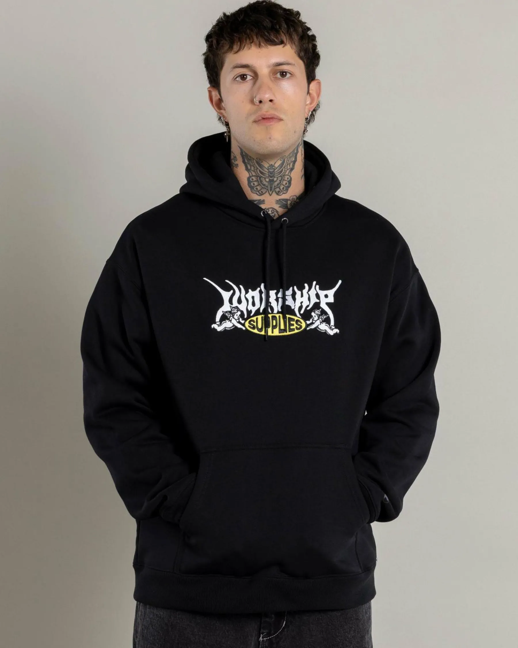 Hoodies & Sweatshirts*Worship Supplies Messenger Hoodie Black