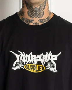 Tops & T-Shirts*Worship Supplies Messenger T-Shirt Black