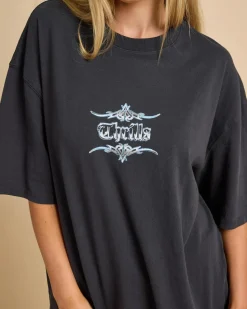 Clearance Metal And Mayhem Oversized T-Shirt Women Tops