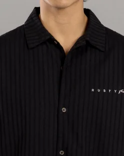 Tops & T-Shirts*Rusty Mexican Wedding 2.0 Short Sleeve Shirt Black