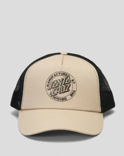 Headwear*Santa Cruz MFG Dot Cap Natural