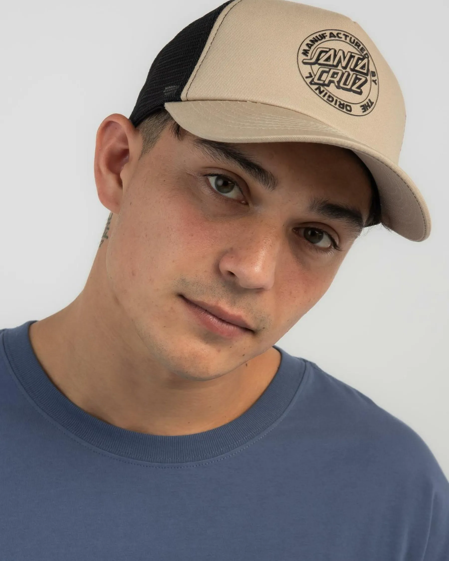 Headwear*Santa Cruz MFG Dot Cap Natural