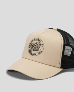 Headwear*Santa Cruz MFG Dot Cap Natural
