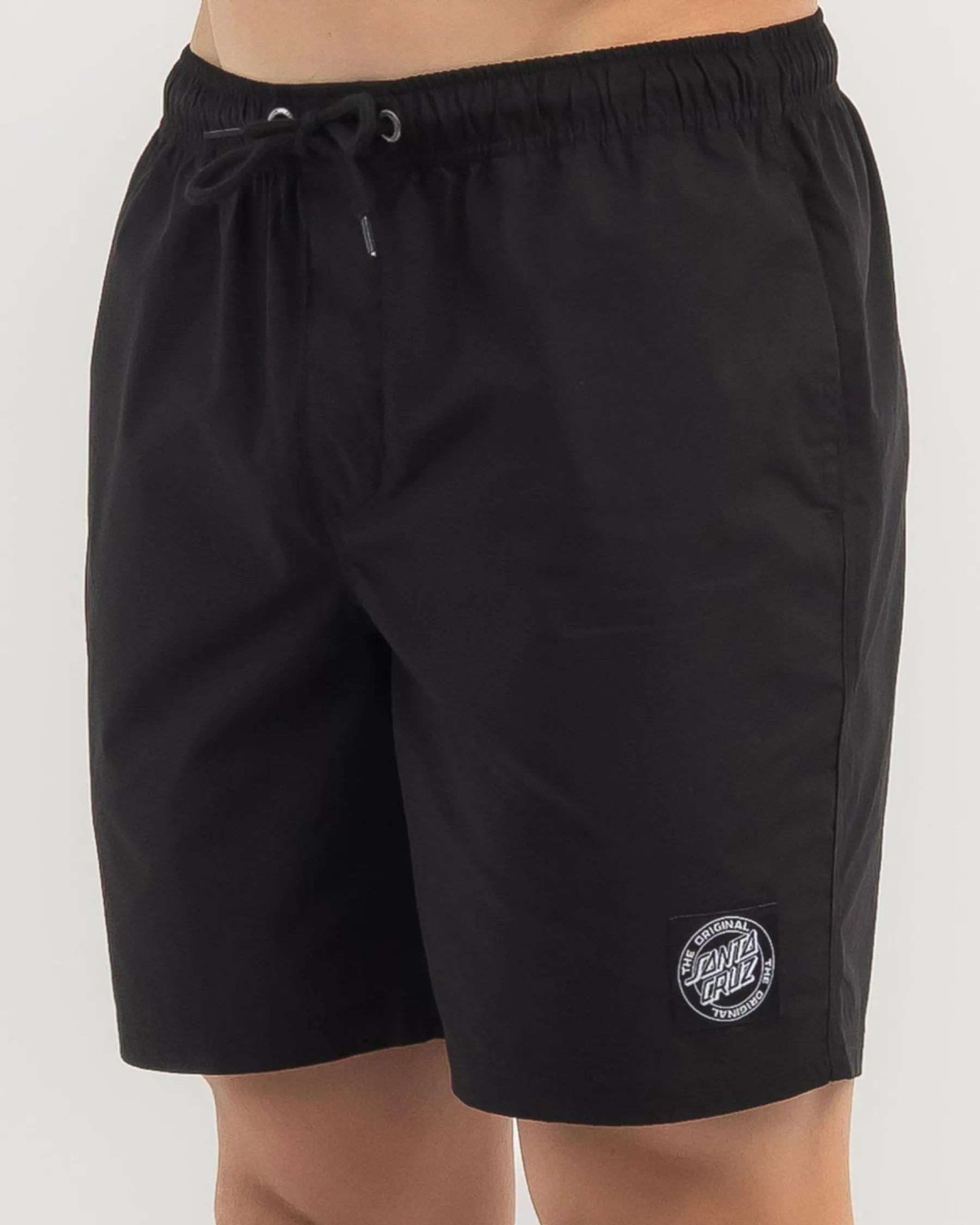 Shorts & Bottoms*Santa Cruz MFG Dot Cruzier Solid Shorts Black