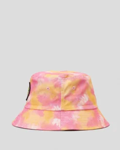 Headwear*Santa Cruz MFG Retro Dot Bucket Hat Ginger Tie Dye