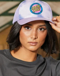 Headwear|Headwear*Santa Cruz MFG Retro Dot Cap Lavender Tie Dye