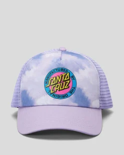 Headwear|Headwear*Santa Cruz MFG Retro Dot Cap Lavender Tie Dye