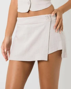 Best Mica Hawaii Skort Women Sets|Linen Blend