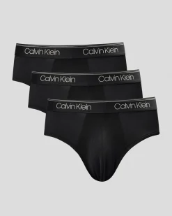 Underwear & Sleepwear*Calvin Klein Micro Stretch Hip Brief 3 Pack Black/black/black
